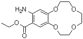 13-Amino-2,3,5,6,8,9-hexahydro-1,4,7,10-benzotetraoxacyclododecin-12-carboxylic acid ethyl ester molecular structure (CAS 1204386-13-9)