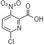 6-Chloro-3-nitro-2-pyridinecarboxylic acid molecular structure (CAS 1204400-58-7)