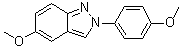 5-Methoxy-2-(4-methoxyphenyl)-2H-indazole molecular structure (CAS 120455-06-3)