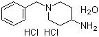 4-氨基-1-苄基哌啶二盐酸盐水合物分子结构 (CAS 1205-72-7)