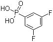 (3,5-Difluorophenyl)phosphonic acid molecular structure (CAS 1206195-93-8)
