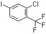 2-Chloro-4-iodo-1-trifluoromethylbenzene molecular structure (CAS 1206599-46-3)