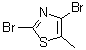 2,4-Dibromo-5-methylthiazole molecular structure (CAS 1206708-88-4)