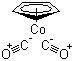Dicarbonylcyclopentadienylcobalt molecular structure (CAS 12078-25-0)