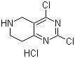 2,4-Dichloro-5,6,7,8-tetrahydropyrido[4,3-d]pyrimidine hydrochloride molecular structure (CAS 1208901-69-2)