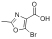 5-Bromo-2-methyloxazole-4-carboxylic acid molecular structure (CAS 1209573-86-3)