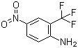 structure of CAS# 121-01-7, 2-Amino-5-nitrobenzotrifluoride;4-Nitro-2-(trifluoromethyl)aniline; 4-Nitro-alpha,alpha,alpha-trifluoro-o-toluidine