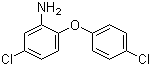 结构式 CAS# 121-27-7, 4,4'-二氯-2-氨基二苯醚; 5-氯-2-(4-氯苯氧基)苯胺