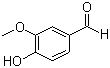 香兰素分子结构 (CAS 121-33-5)