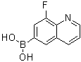 (8-Fluoroquinolin-6-yl)boronic acid molecular structure (CAS 1210048-29-5)