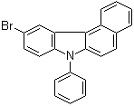 structure of CAS# 1210469-11-6, 10-Bromo-7-phenyl-7H-benzo[c]carbazole