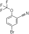 5-Bromo-2-(trifluoromethoxy)benzonitrile molecular structure (CAS 1210906-15-2)