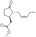 结构式 CAS# 1211-29-6, 茉莉酸甲酯; (1R,2R)-3-氧代-2-(2Z)-2-戊烯-1-基环戊乙酸甲酯