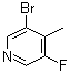 structure of CAS# 1211517-76-8, 3-Bromo-5-fluoro-4-methylpyridine