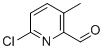 6-Chloro-3-methylpicolinaldehyde molecular structure (CAS 1211537-07-3)