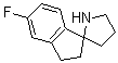 structure of CAS# 1211594-23-8, 5-Fluoro-2,3-dihydrospiro[1H-indene-1,2'-pyrrolidine]