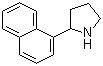 structure of CAS# 121193-91-7, 2-(Naphthalen-1-yl)pyrrolidine