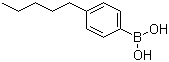 结构式 CAS# 121219-12-3, 4-戊基苯硼酸