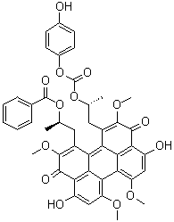 结构式 CAS# 121263-19-2, 卡弗他丁 C