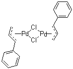 structure of CAS# 12131-44-1, Cinnamylpalladium chloride dimer