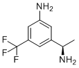 (R)-3-(1-aminoethyl)-5-(trifluoromethyl)aniline molecular structure (CAS 1213552-98-7)