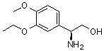 结构式 CAS# 1213876-98-2, (betaS)-beta-氨基-3-乙氧基-4-甲氧基苯乙醇