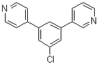 3-[3-氯-5-(4-吡啶基)苯基]吡啶分子结构 (CAS 1214357-62-6)