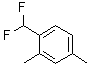 1-(二氟甲基)-2,4-二甲基苯分子结构 (CAS 1214367-22-2)