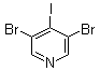 3,5-Dibromo-4-iodopyridine molecular structure (CAS 1214383-75-1)