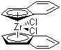 Dichlorobis(indenyl)zirconium molecular structure (CAS 12148-49-1)