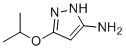 structure of CAS# 121507-34-4, 5-Isopropoxy-1H-pyrazol-3-amine;3-Propan-2-yloxy-1H-pyrazol-5-amine