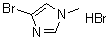 4-Bromo-1-methyl-1H-imidazole hydrobromide molecular structure (CAS 1215206-41-9)