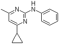 Cyprodinil molecular structure (CAS 121552-61-2)