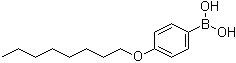 structure of CAS# 121554-09-4, 4-Octyloxyphenylboronic acid;4-Octyloxybenzeneboronic acid