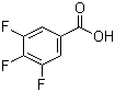 结构式 CAS# 121602-93-5, 3,4,5-三氟苯甲酸