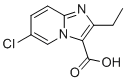 6-Chloro-2-ethylimidazo[1,2-a]pyridine-3-carboxylic acid molecular structure (CAS 1216142-18-5)