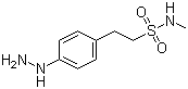 4-Hydrazino-N-methylbenzeneethanesulfonamide molecular structure (CAS 121679-30-9)
