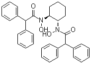 结构式 CAS# 1217464-22-6, (1S,2S)-N,N'-二羟基-N,N'-二(二苯基乙酰基)环己烷-1,2-二胺