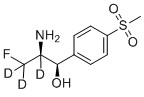 (1R,2S)-2-Amino-3-fluoro-1-[4-(methylsulfonyl)phenyl]-1-(2,3,3-2H3)propanol molecular structure (CAS 1217625-88-1)