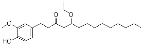 5-Ethoxy-1-(4-hydroxy-3-methoxyphenyl)-3-tetradecanone molecular structure (CAS 121771-98-0)