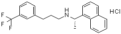 (S)-Cinacalcet hydrochloride molecular structure (CAS 1217809-88-5)