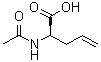 (2R)-2-(Acetylamino)-4-pentenoic acid molecular structure (CAS 121786-40-1)