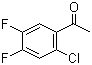 结构式 CAS# 121872-94-4, 2'-氯-4',5'-二氟苯乙酮