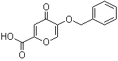 5-Benzyloxy-4-pyrone-2-carboxylic acid molecular structure (CAS 1219-33-6)