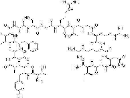 结构式 CAS# 121932-06-7, 蛋白质激酶 A抑制剂 6-22-酰胺