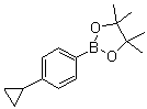 structure of CAS# 1219741-94-2, 4-(Cyclopropyl)phenylboronic acid pinacol ester;2-(4-Cyclopropylphenyl)-4,4,5,5-tetramethyl-1,3,2-dioxaborolane