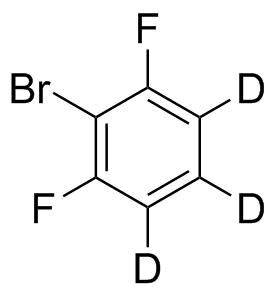 1-Bromo-2,6-difluorobenzene-d3 molecular structure (CAS 1219803-73-2)