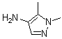 结构式 CAS# 121983-36-6, 1,5-二甲基-1H-吡唑-4-胺