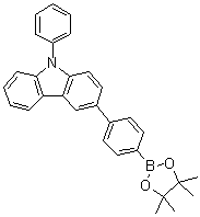 9-Phenyl-3-[4-(4,4,5,5-tetramethyl-1,3,2-dioxaborolan-2-yl)phenyl]-9H-carbazole molecular structure (CAS 1219956-30-5)