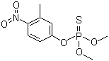 Fenitrothion molecular structure (CAS 122-14-5)
